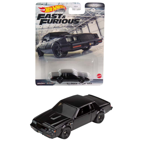 

Hot Wheels Retro Entertainment Fast & Furious 87 Buick Regal GNX (Ages 3 and Up) HCP16 Black