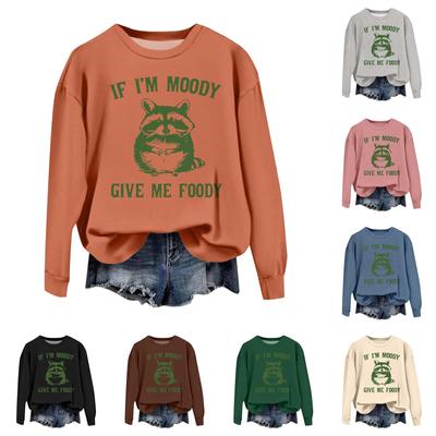 Women's Colorblock Sweatshirt Long Sleeve Round Neck Casual Comfortable Loose Lightweight Women's Sweatshirt