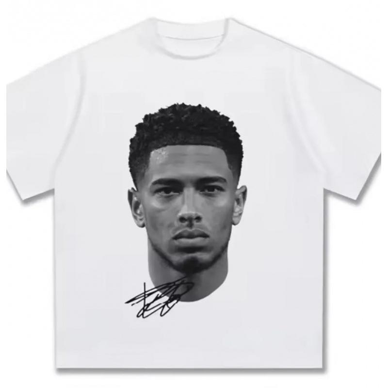Stylisches und lässiges Herren-T-Shirt aus reiner Baumwolle mit Rundhalsausschnitt und Bellingham-Print für den Sommer