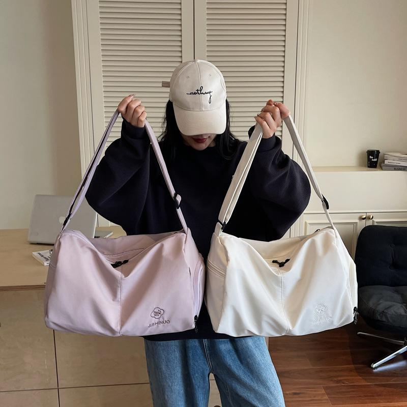 High-value travel short-distance travel bag can be set with tie rod independent shoe position dry and wet separation luggage vacation boarding yoga