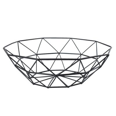 Iron Wire Mesh Fruit Vegetable Bowl Kitchen Countertop Metal Fruit Bowl