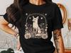 Fox In Meadow Sunflowers Cottagecore T-Shirt, Vintage Style Graphic Tee, Retro Fox In Flowers T-Shirt, Woodland Animal Art