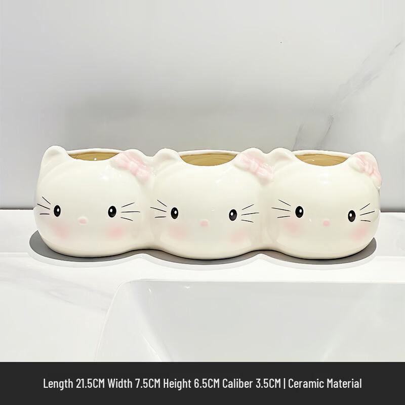 Керамический держатель для электрической зубной щетки Hello Kitty