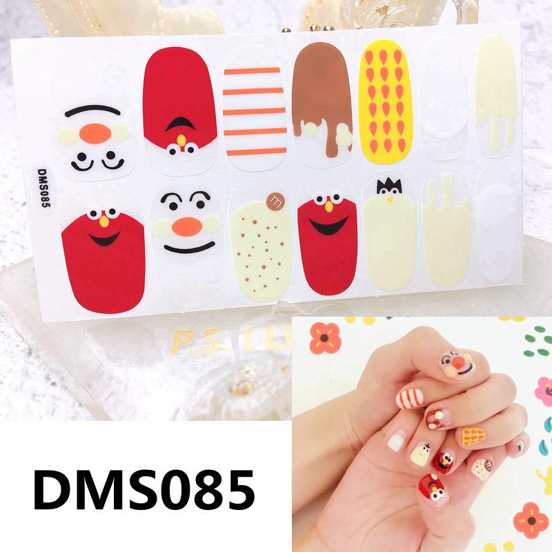 New Adorable Cartoon Expression Nail Stickers - Fun, Cute, No-Bake Design