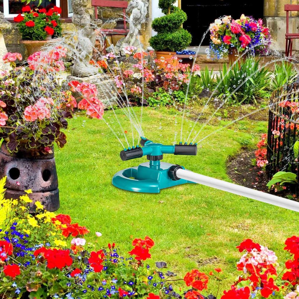 Garden Sprinkler Automatic Water spray Lawn Irrigation System 360 Degree Rotation Irrigation System for Flower vegetable