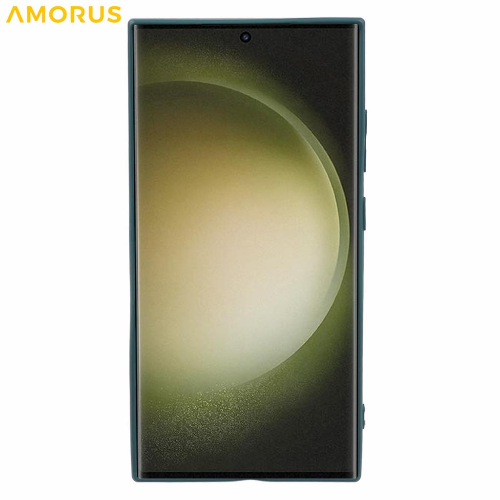 For Samsung Galaxy S24 Ultra Case Precise Cutouts TPU Fiber Lining Shockproof Phone Cover
