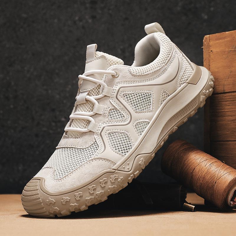 Breathable Men Casual Shoes Lightweight Outdoor Male Walking Shoes Anti-slip Men's Sneakers Hollow Out Treking Footwear Trainers