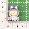 Cartoon Multicolor Glitter Animal Resin Accessories for DIY Jewelry, Keychains, Magnets, Hair Clips, and Ties