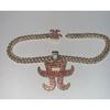 Used Ayumi Hamasaki Gold Color Necklace Pendant A Mark