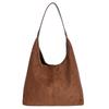 Fashion Commuter Large-capacity Bag Women's 2025 New Retro Suede Design Tote Bag Premium Shoulder Bag