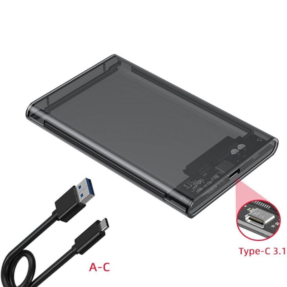 With Data Cable Hard Drive Box Hard Disk Drive Case 2.5 Inch HDD Case Hard Disk Storage Box