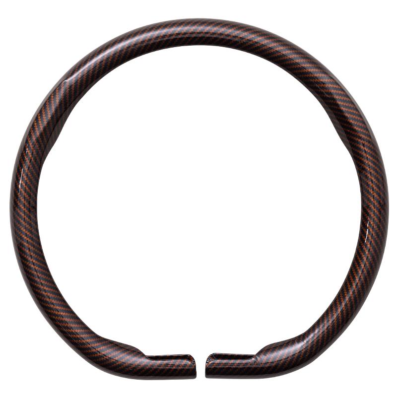 Steering Size 36-38cm Universal Non-slip D-shaped Round Breathable Car Steering Wheel Cover Protector Suitable Auto Accessories