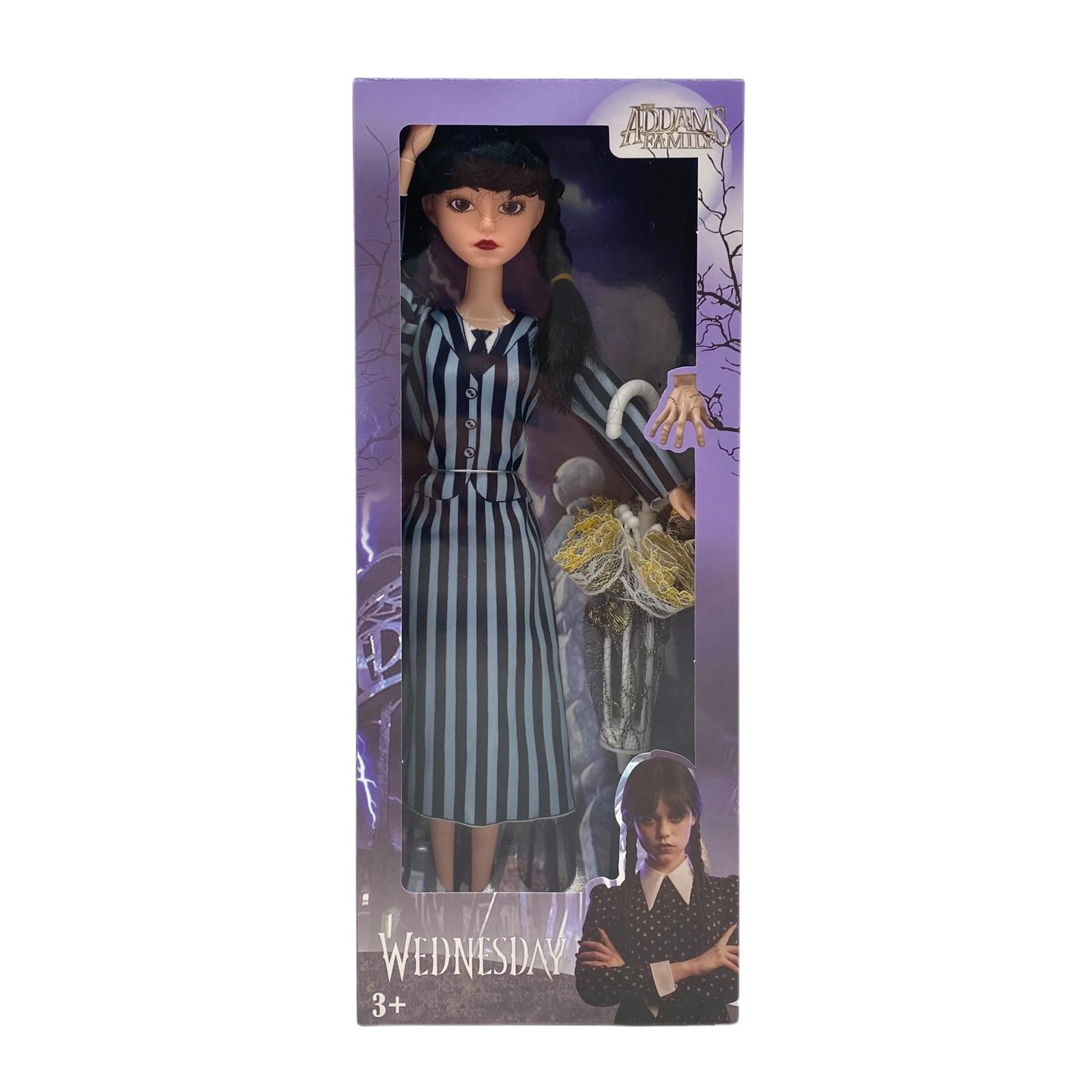 

11.5 Inch Doll With Gift Box Black Dress Heels And Hair Perfect Toy Gift For Girls And Fans One Size