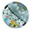 Inflatable Snow Tube with Handles Folding Snow Sled Winter Snow Sledding Toy Thicken Skiing Tubing for Outdoor Sledding