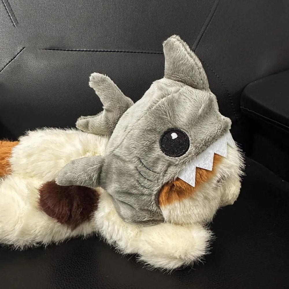 Puppy Dress Up Adjustable Cat Shark Headdress Cartoon Soft Pet Cosplay Headwear Cute Warm Plush Pet Costume Christmas