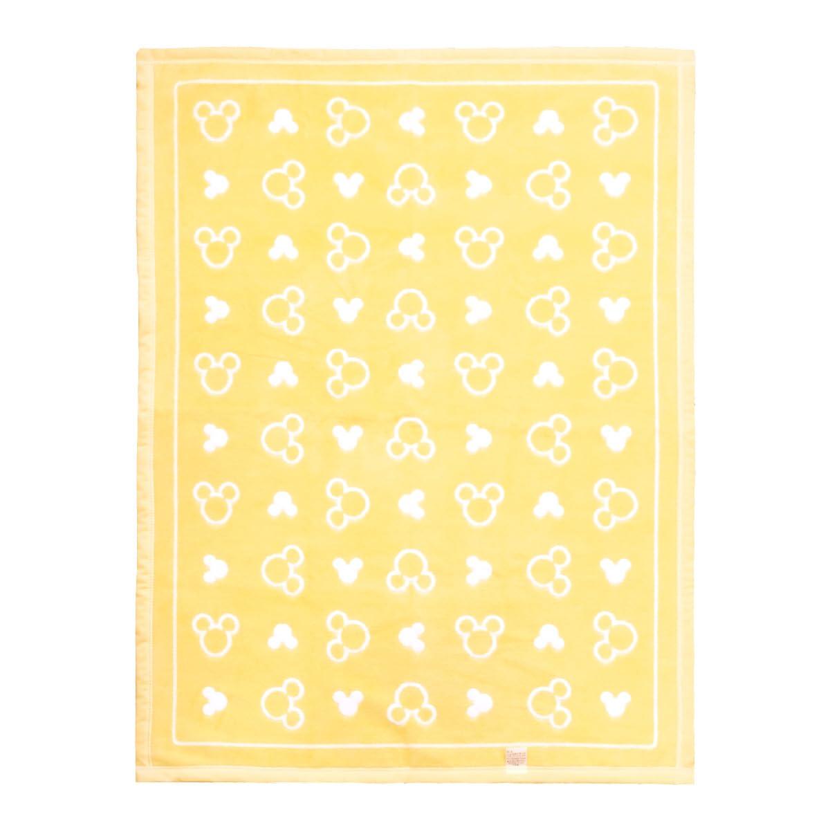 

Мягкое одеяло Made in Japan Baby Cotton Disney Mickey жаккардовое, 85x115см, Икона, 100% хлопок, Вязаное, Кремовое, NZ1336-CR