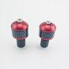 Szmsmy 7/8" Motorcycle Bar End Carbon Fiber Exterior Handle Handle - Perfect for Honda Kawasaki Suzuki Yamaha Ducati Triumph (Red)