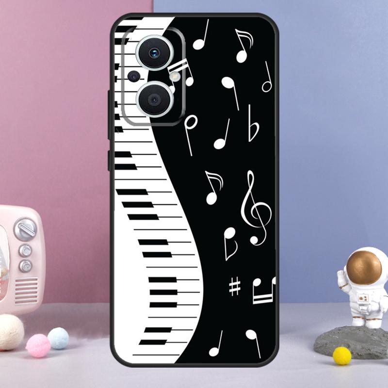 Violin Piano Funda For OPPO Reno 8 Lite 11F 12F 13F 14F 10 11 12 13 14 Pro OPPO Find X9 X5 X6 X8 Pro Case