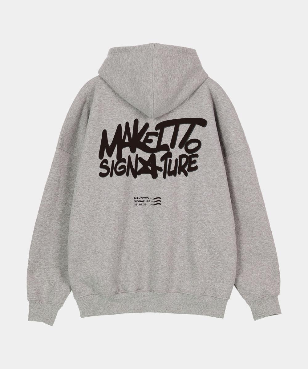 Худи с логотипом Make It Two Graffiti 2_Меланж M(Kimo O)