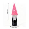 Qiaoding Knitted Christmas Faceless Doll Wine Bottle Hat & Cover
