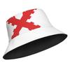 Spanish Empire Custom Made Name Team Logo Bucket Cap Burgundy Hispanic Catholic Monarchy Print Photo Flag Fisherman Hats