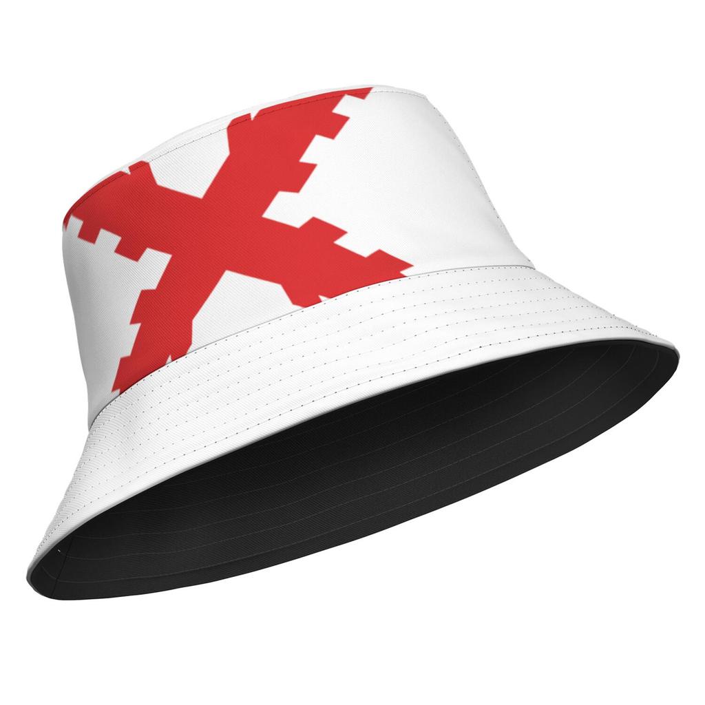 Spanish Empire Custom Made Name Team Logo Bucket Cap Burgundy Hispanic Catholic Monarchy Print Photo Flag Fisherman Hats