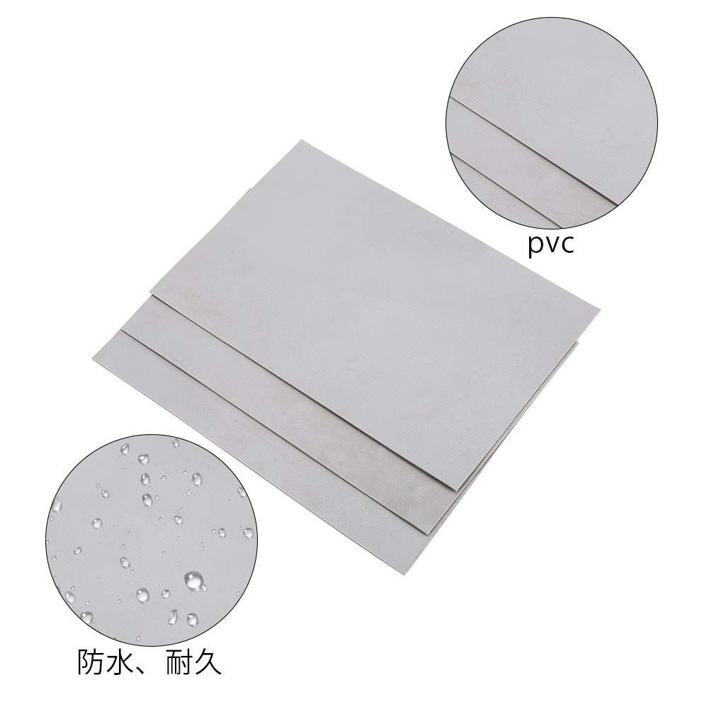 3 Pieces Boat Repair Patch Rubber Boat Repair Kayak/Raft/Canoe Repair