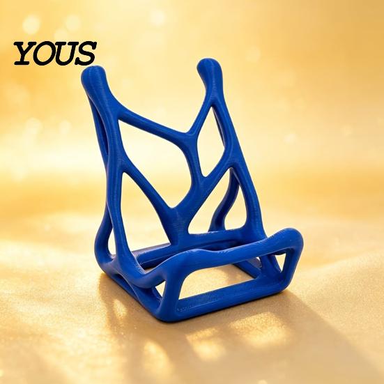 Stable Phone Support Mobile Holder, 3D-Printed Skeleton-Inspired Stand, Thin Lightweight Desk Stand Decorative Ornament for Bedside Living Room