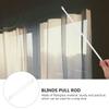 2 Pcs Venetian Blind Rod Long for Curtain Pull Mini Vertical Drapery Rods Blinds Perspective Replacement