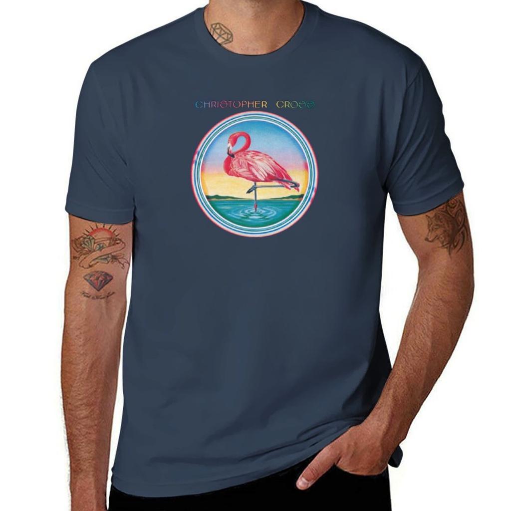 Christopher Cross Debut Tshirt Fashion Pattern Printed Tee Shirt