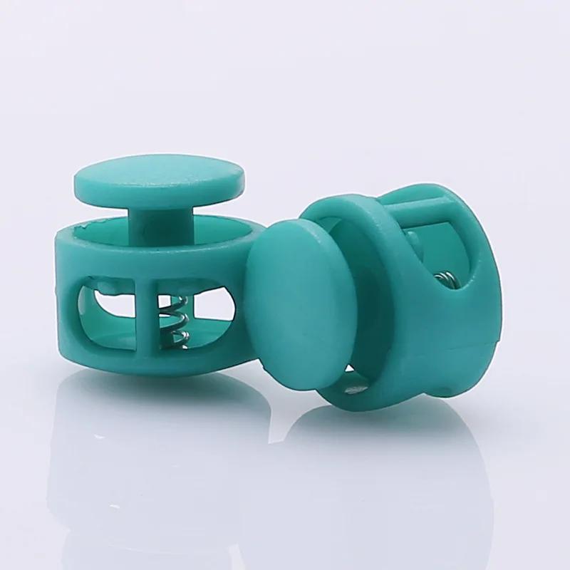 10pcs Plastic Spring Cord Lock Clamp Toggle Clip Stopper Toggle Clip Rope Clamp Buckle For Drawstring Bag Hat Clothes Shoelace