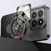 VOERO For Xiaomi 14 Pro PC Case Rotating Gyro Kickstand Phone Case with Lens Film