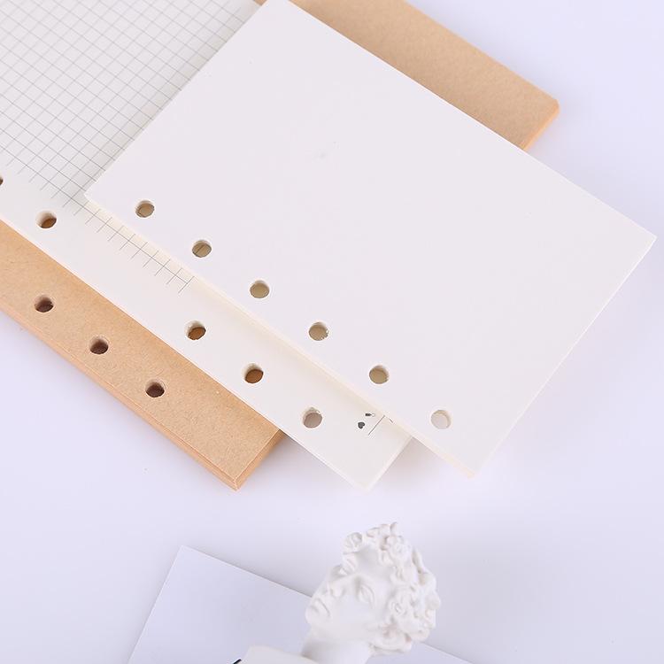 A5 A6A7 45 Arkuszy Luźne Kartki Notatnik Wkład Spirala Oprawa Wewnętrzna Strona Tygodniowa Miesięczna Do Zrobienia Linia Kropka Siatka Wewnątrz Papier Papeteria