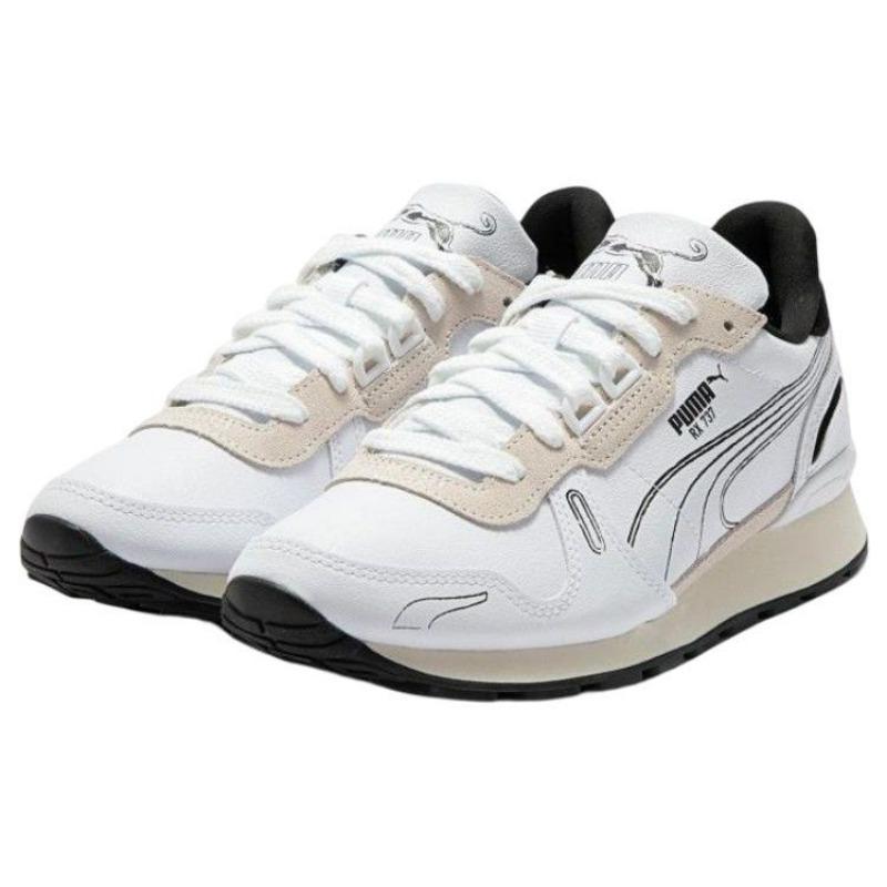 Puma Rx 737 NO.1 Unisex Low-top Casual Shoes White Grey 389429-01