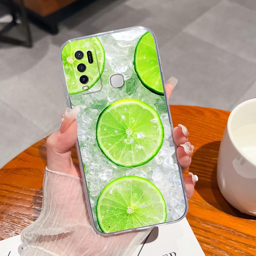 

Прозрачный чехол для Vivo Y67 Y91 Y91C Y75 Y78 Y50 Y73 Y55 с красивым узором из одуванчиков, мягкий силиконовый противоскользящий чехол с защитой камеры для Vivo, бампер Vivo Z6