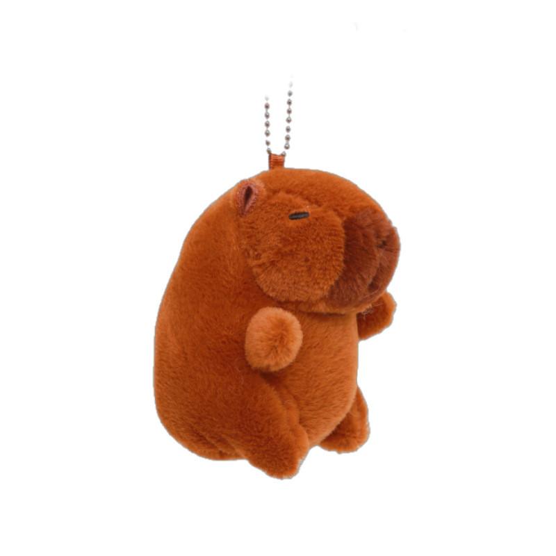 Capybara Plush Keychain Figure Water Otter Stuffed Animal Pp Cotton Child Gift