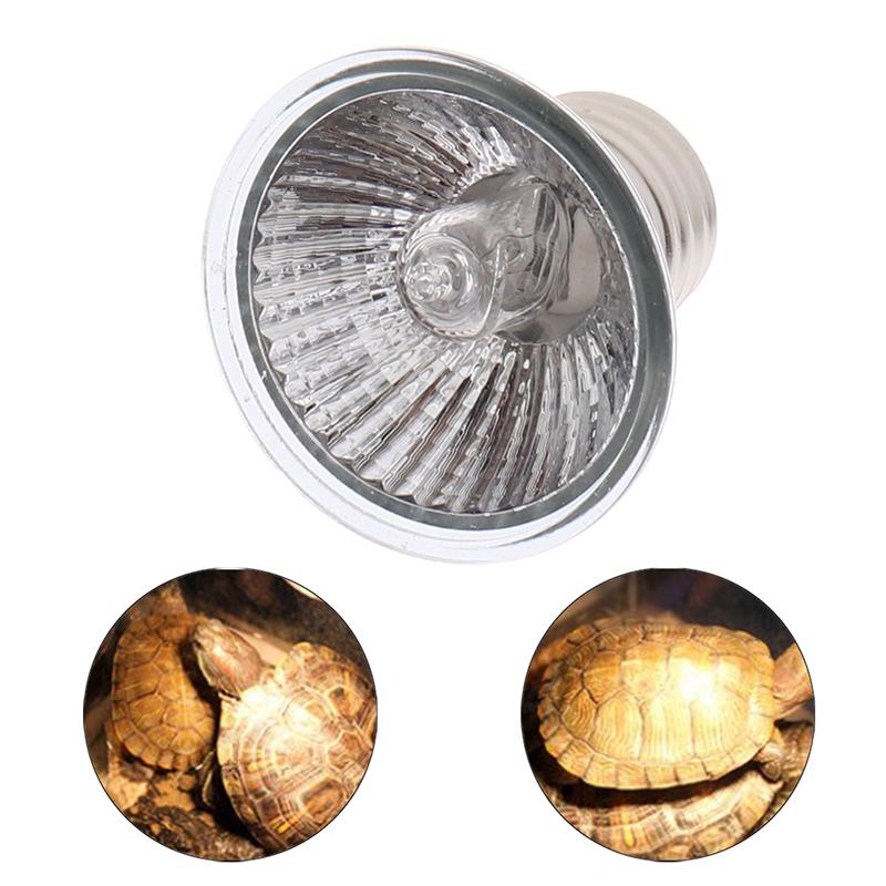 25/50/75W Uva+Uvb 3.0 Reptile Lamp Bulb Turtle Basking Uv Light Bulbs Heating Lamp Temperature Controller