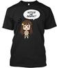 Chibi Anime Girl Says Notice Me Senpai Senpa T Shirt Made In USA Size S To 5XL
