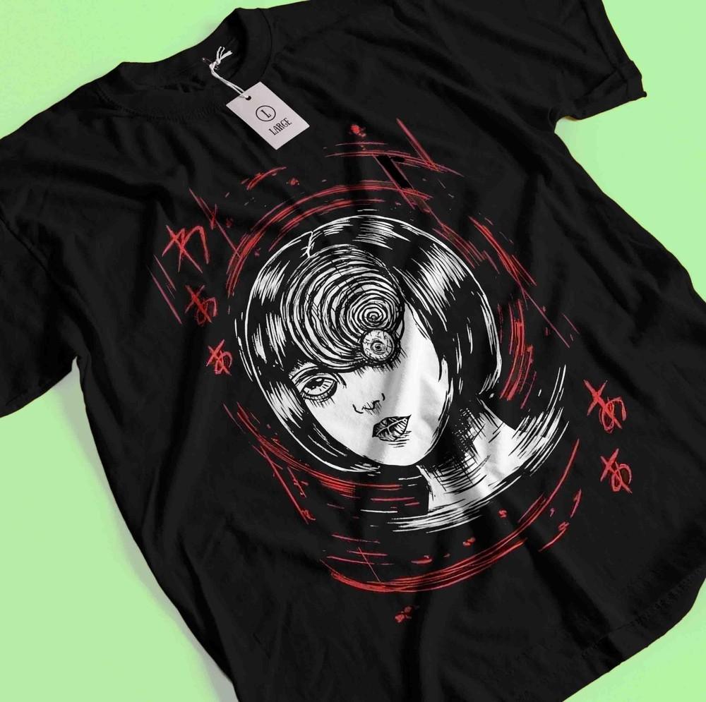 

Vintage Horror Anime Love Japanese Shirt Manga Halloween Gift T-Shirt Unisex Tee 4XL