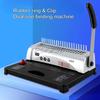 Portable Punching Machine Manual Rubber Ring Clip Binding Machine Easy To Operate Archive Ledger Binding Machine