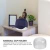 Dome Design Hat Support Stand Travel Hat Holder Premium Plastic Lightweight Compact Display Rack Storage Pvc Hat Rack Home