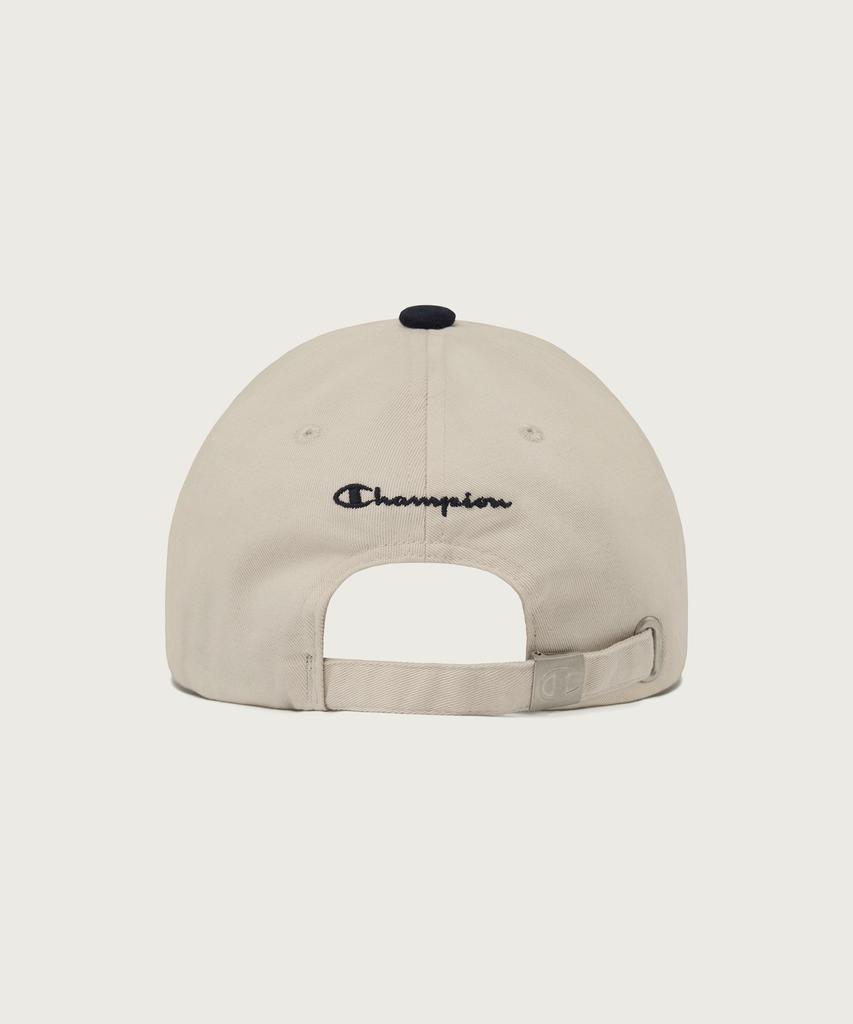 Champion C Logo Colorblock Ball Cap Ecru