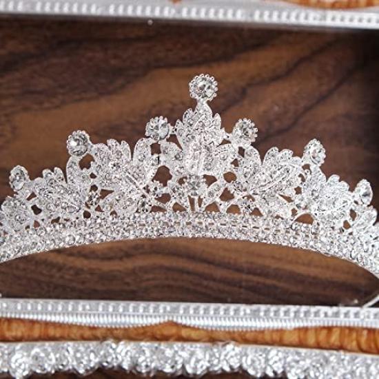 Leaf motif tiara earrings or pierced hairpin guide cosplay necklace, earrings, 3-piece set, included, how-to included, wedding, wedding, party,