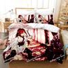 3D Print Fairy Tail Anime Printed Bed Set Duvet Cover Pillowcase Bedding Set Bed Linen Sheet Quilt Cover Full Queen King Size
