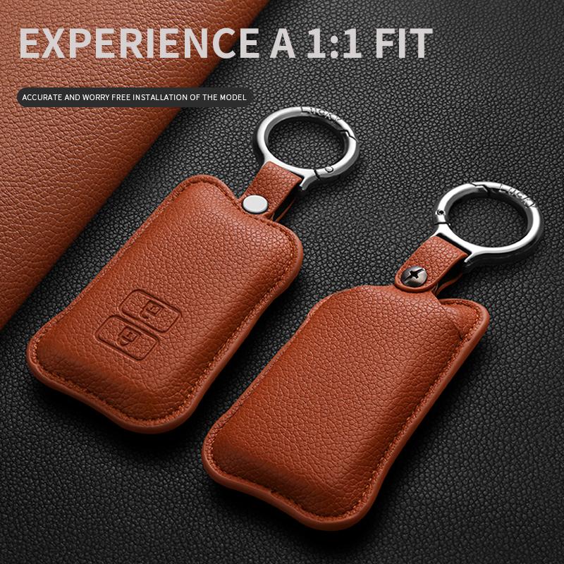 Leather Car Remote Key Case For LEXUS ES300H RX300H LS500H LX700H GX550H NX350H RZ450e NX PHEV RX PHEV Anti-Scratch Accessories