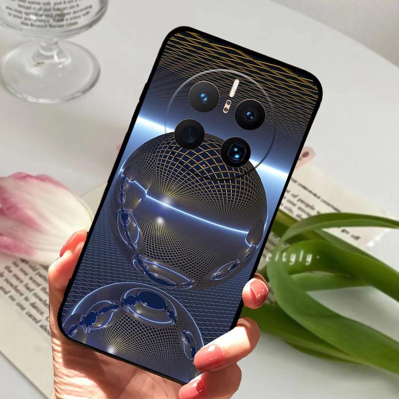 For Huawei Mate 50 Pro Case Cover Soft TPU Painted Funda Cases For Huawei Mate 50 Pro Cover Silicone Mate50 Pro 50Pro 50E Coque