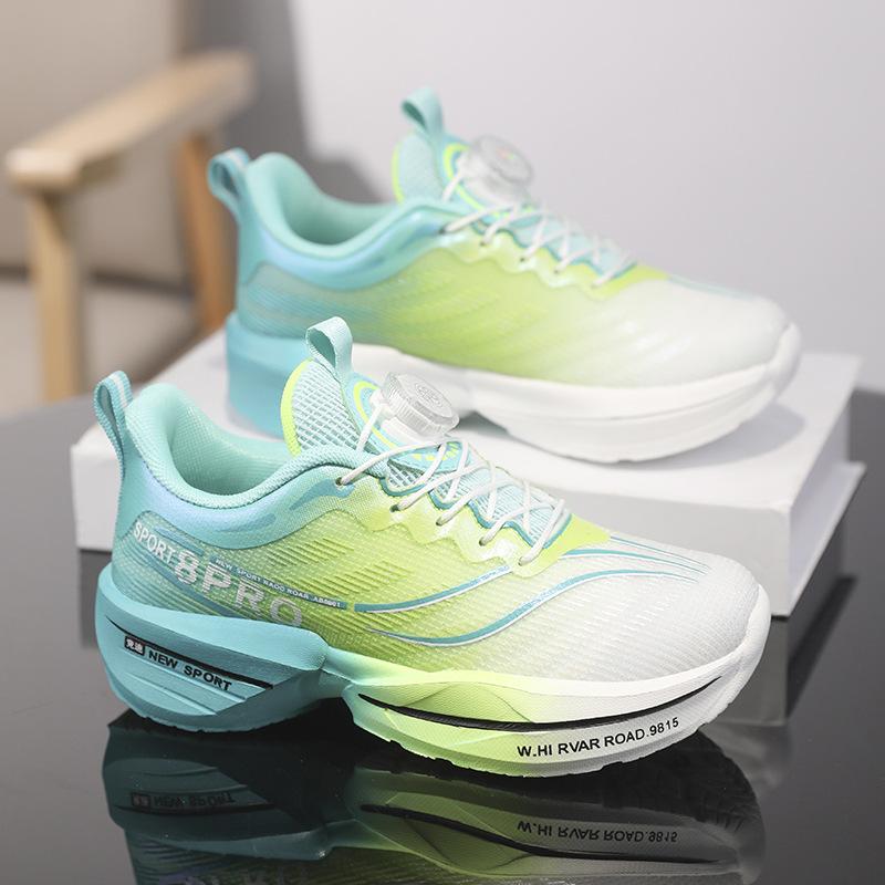 Children's Shoes, Sports Shoes, Basketball Shoes, Running Shoes, Boys and Girls Gradient Color, Lightweight, Comfortable and Simple Casual Shoes