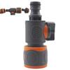 Quick Connect Garden Hose Adapter with Shut-Off Valve Fit for 1/2"/ 3/8"/1/4"/3/4" Hoses Ideal for Lawns Gardens Car Wash