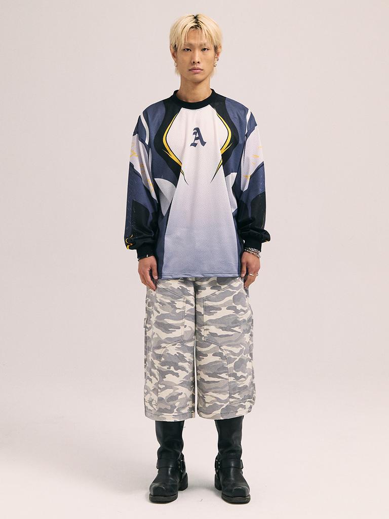Akesi Speedy Mesh Jersey Long Sleeve - Grey
