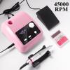 New 45000RPM Nail Drill Machine Cutters Professional Electric Nails Sander File for Gel Nails Polishing For Home Manicure Salon